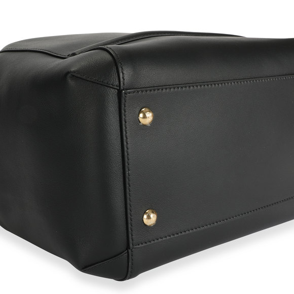 Fendi Black Vitello Leather Karligraphy Chain Bucket Bag - Picture 6 of 7